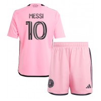 Inter Miami Lionel Messi #10 Hemmadräkt Barn 2024-25 Kortärmad (+ Korta byxor)